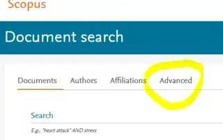 Advanced search