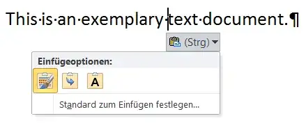 context-aware popup editor options in text editor