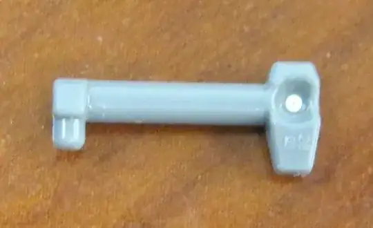 small lego part in grey