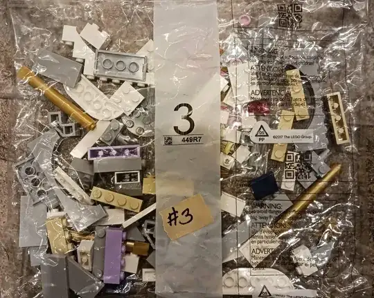 Gold design brick, harpoon spikes, columns, and pink streamers