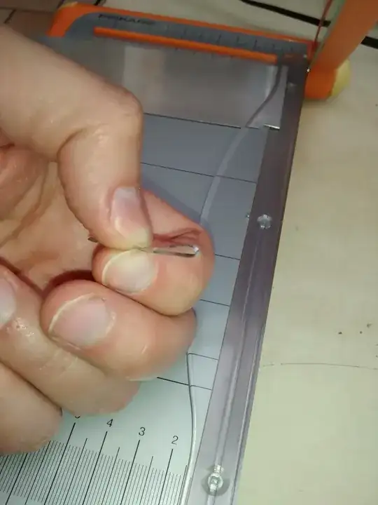 folding the metal band