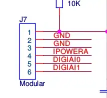 NXT input port connector