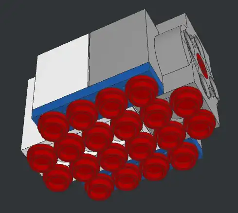 1x1 round plates under motor