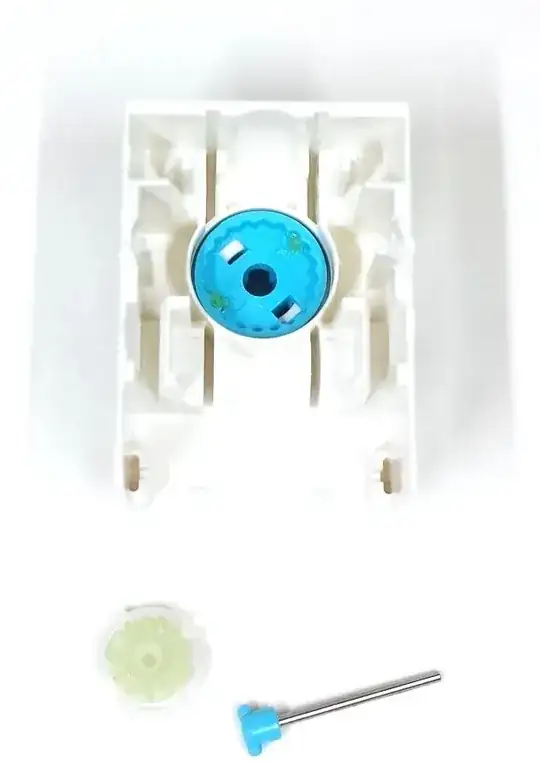 Main gear disassembled