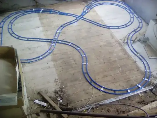 Rail track layout