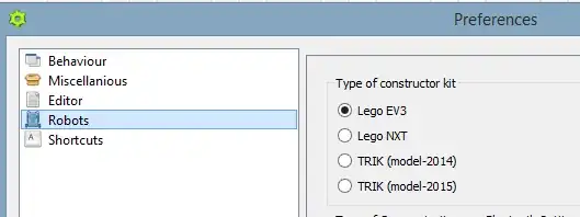 Preferences | Robots | EV3