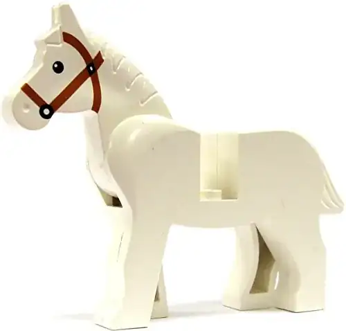LEGO Animal Minifigure - WHITE HORSE