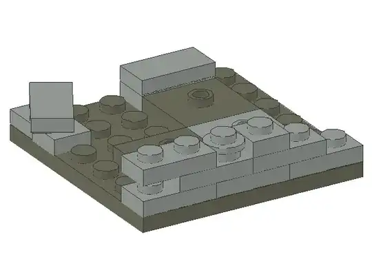 Broken-down wall in front, coffins on the far side.