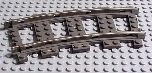 9v curved track