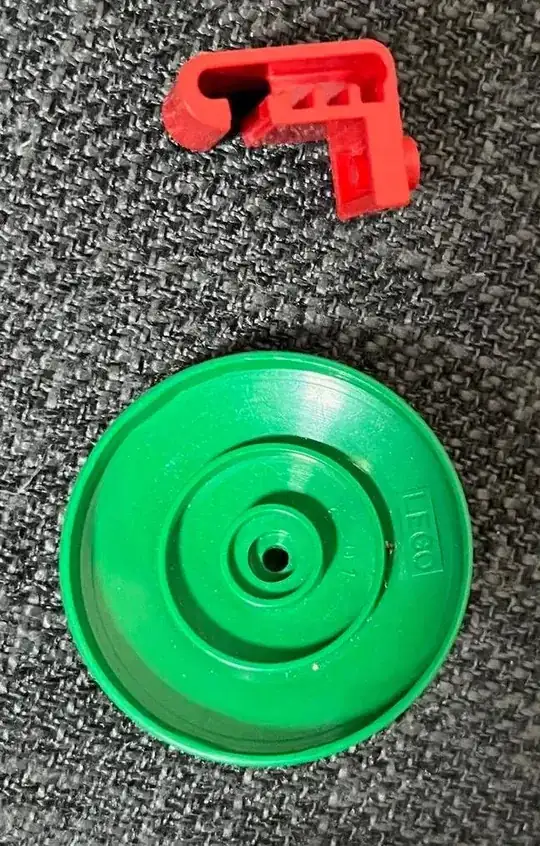 red and green vintage pieces