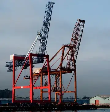 New York Container Cranes by Michael J. Treola Photography