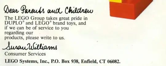 from the 1987 catalog