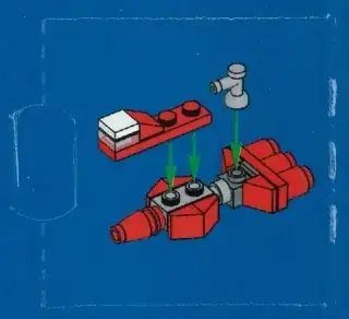 7958-2 — Advent Calendar 2011, Star Wars (Day 1) - Republic Cruiser