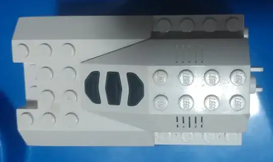 top view of piece