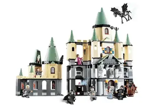 Hogwarts set photo from Bricklink