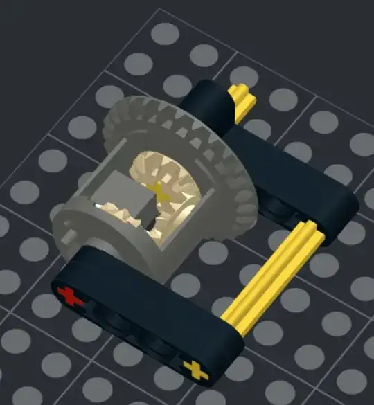 Differential assembly with one input fixed