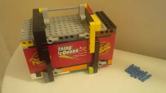 Removing the blue pins unlocks the case