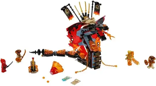 fire fang ninjago lego set