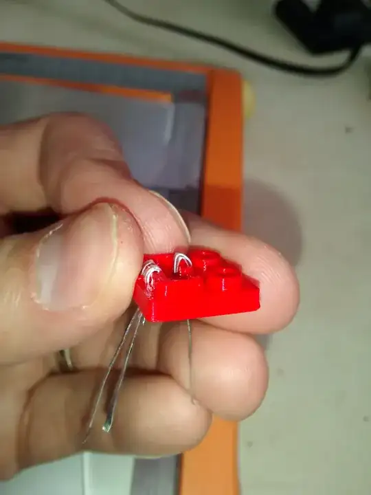 inserting the contact