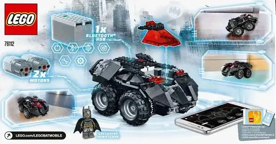 App-controlled Batmobile