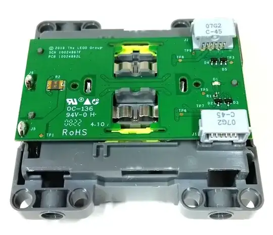 Top with cover removed