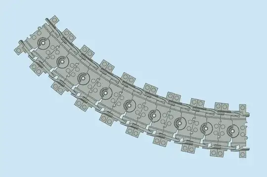 flexible LEGO train track