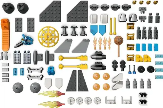 Space parts used for modifications