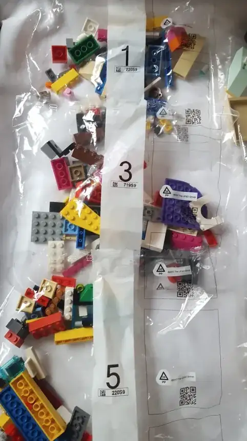 Bags 1, 3 and 5