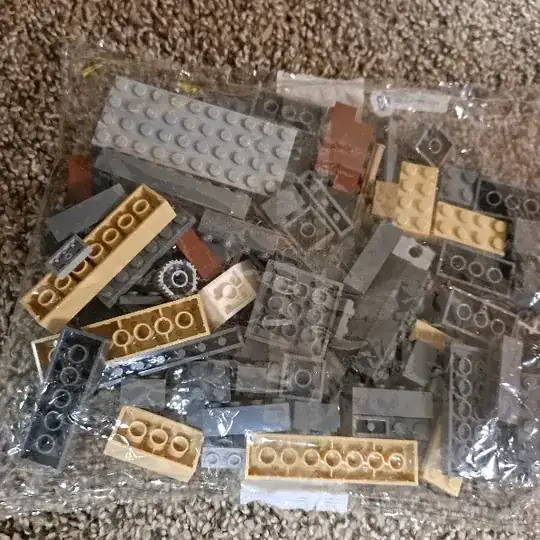 lots of Dark Grey and Tan