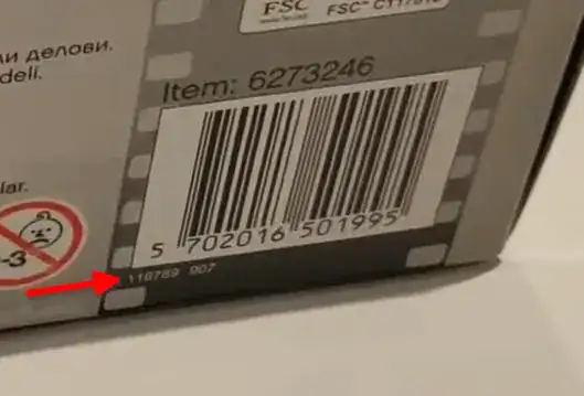 Still from unboxing video