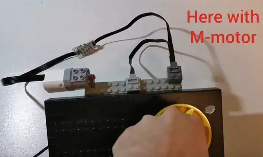 Photo showed PUP motor controlled using 9V controller