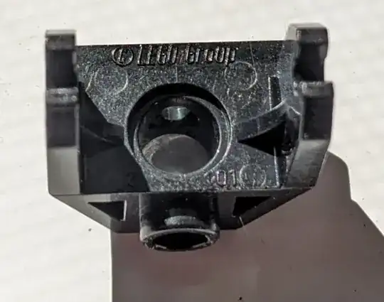 the piece in question - top view