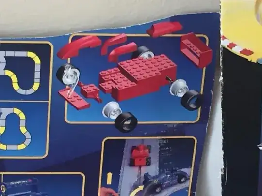 Mega 9801 red car parts