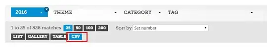 Export as CSV