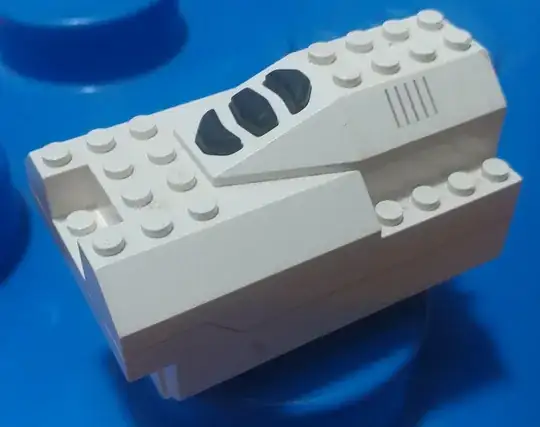 side view of piece