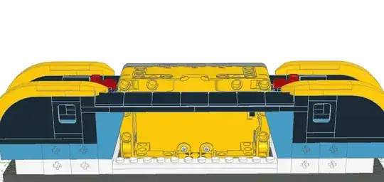 CAD drawing of a locomotive with the bigger hub inside