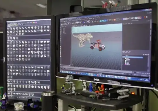 frame of video showing 2 monitors