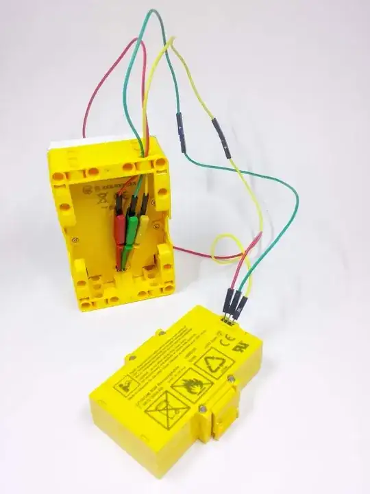 Hub with battery wired up
