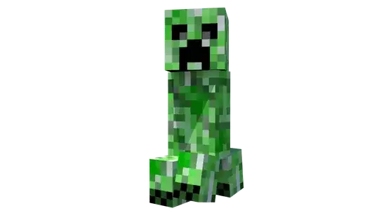 Minecraft creeper from game