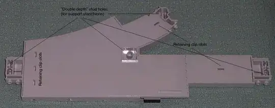 General bottom view of the switch