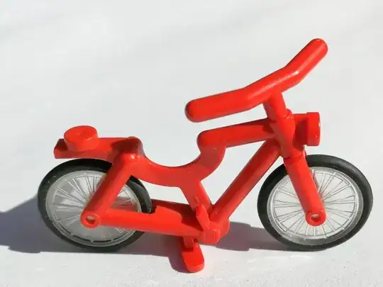 side view of the bicycle