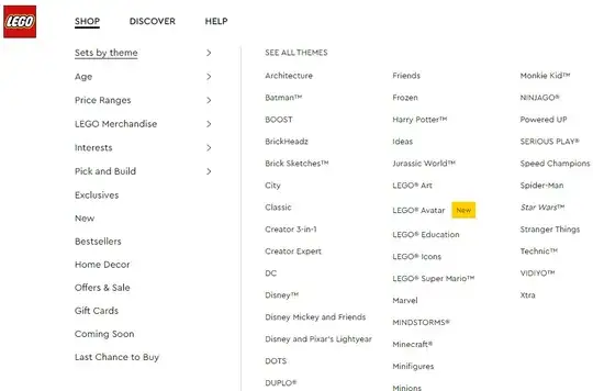 List of Themes from Lego.com