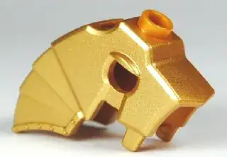 horse helmet, gold