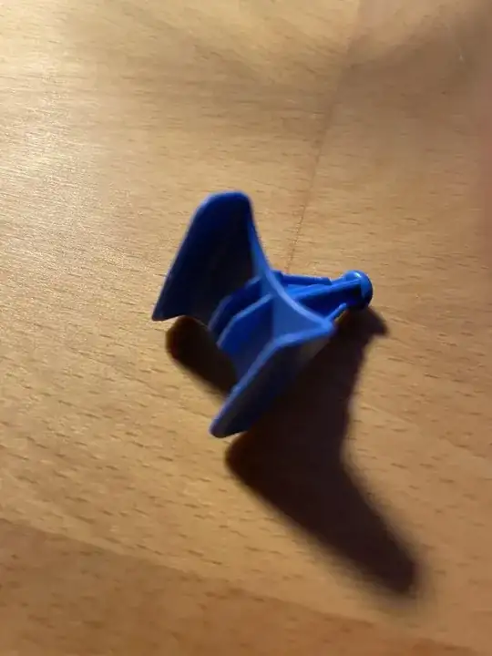 rectangular base with sides, and a bar extending from the middle