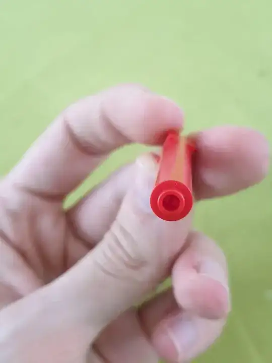 H-shaped cutout in the hollow open stud