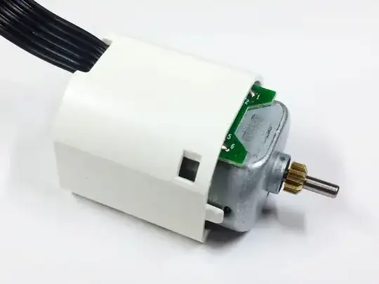 white with motor