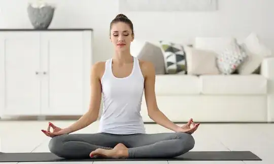 classic yoga pose