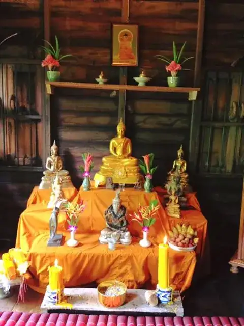 This is my wooden house in Thailand.