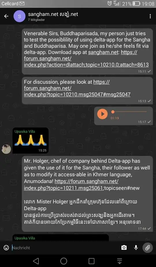 screenshot chat