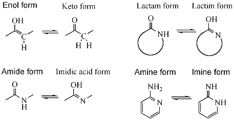 Tautomer examples